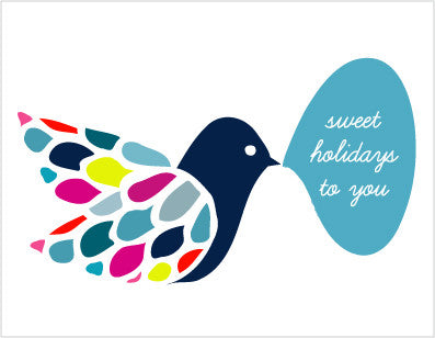 sweet holidays bird