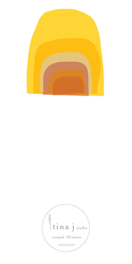 yellow arch notepad